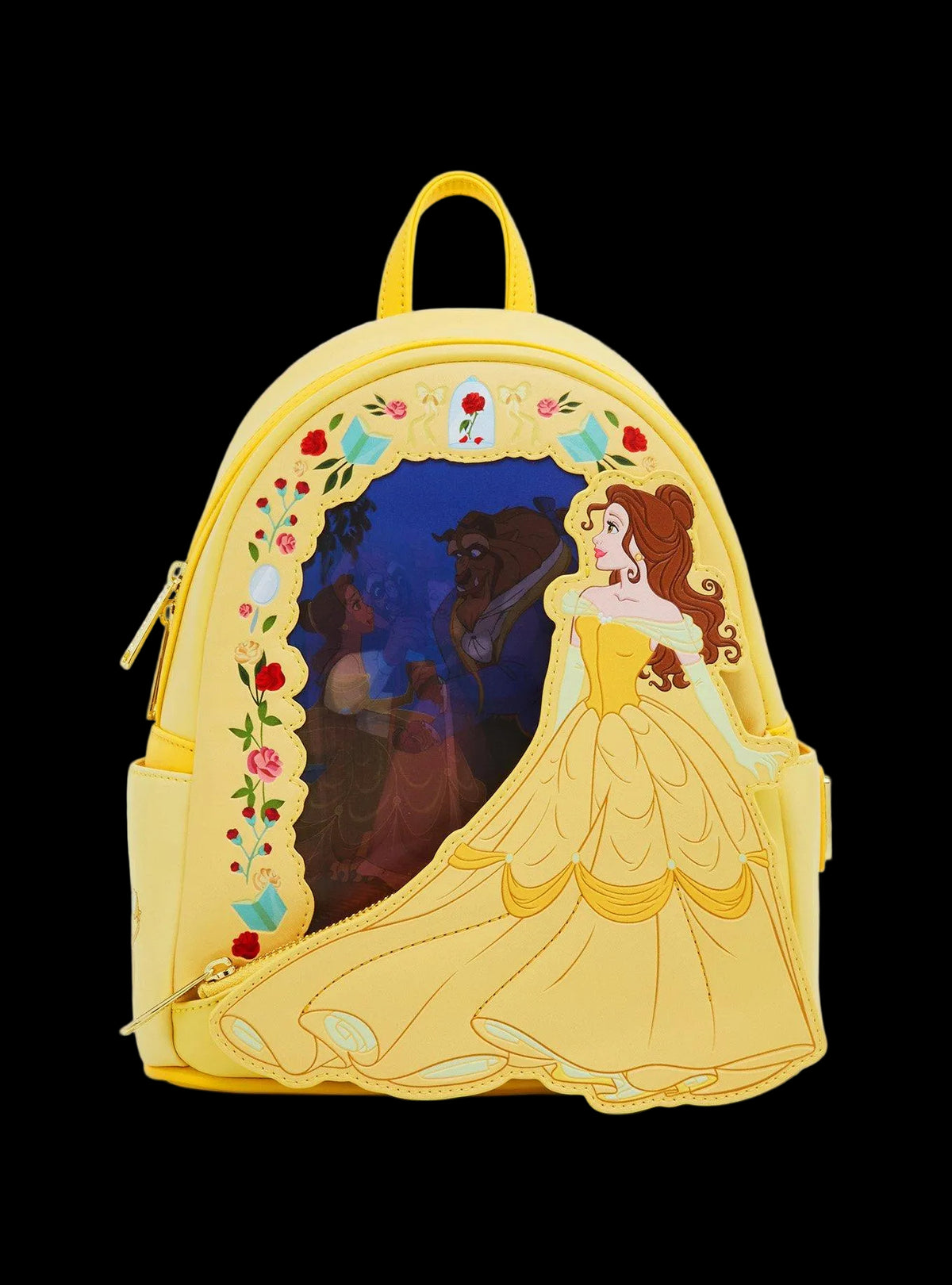 Beauty and the Beast Belle Lenticular Mini Backpack front