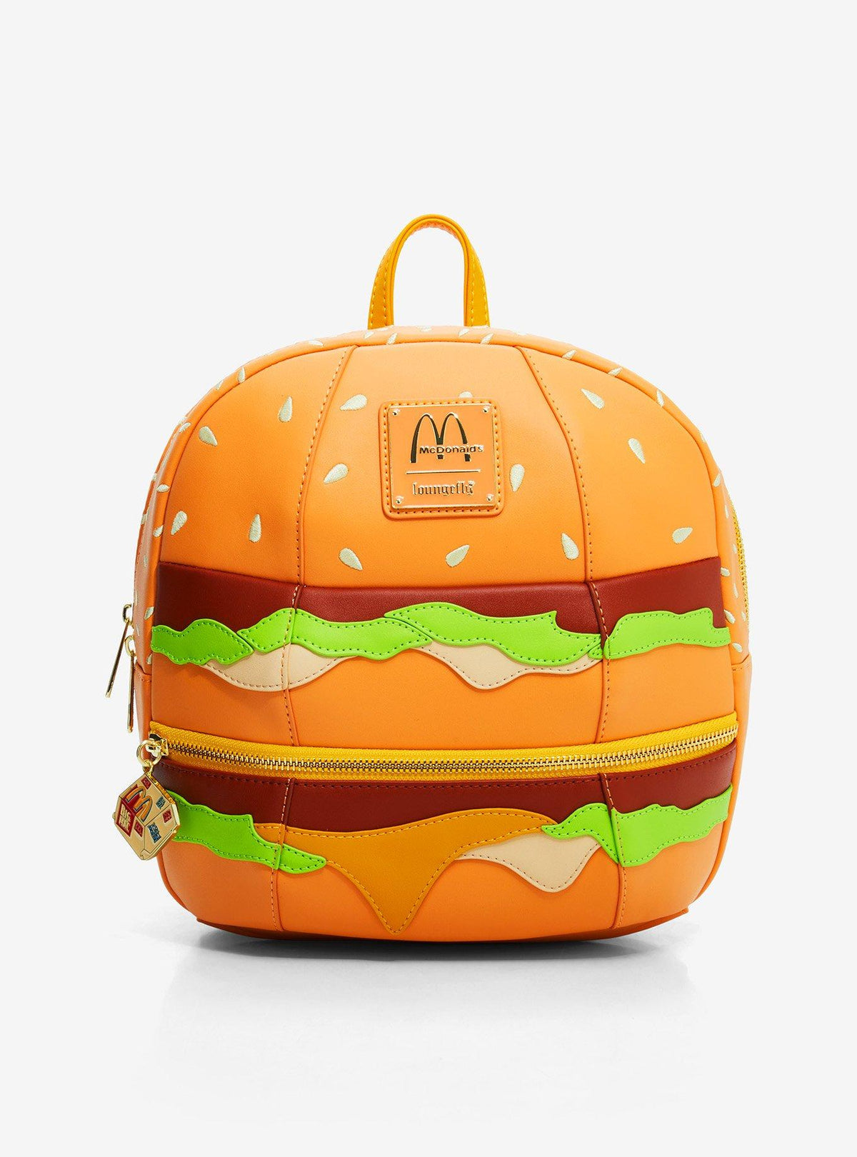 McDonald's Big Mac Figural Mini Backpack front