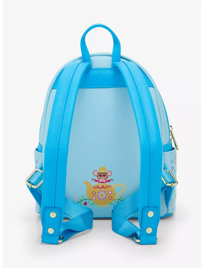 Alice in Wonderland Floral Folk Art Mini Backpack Exclusive Loungefly Disney