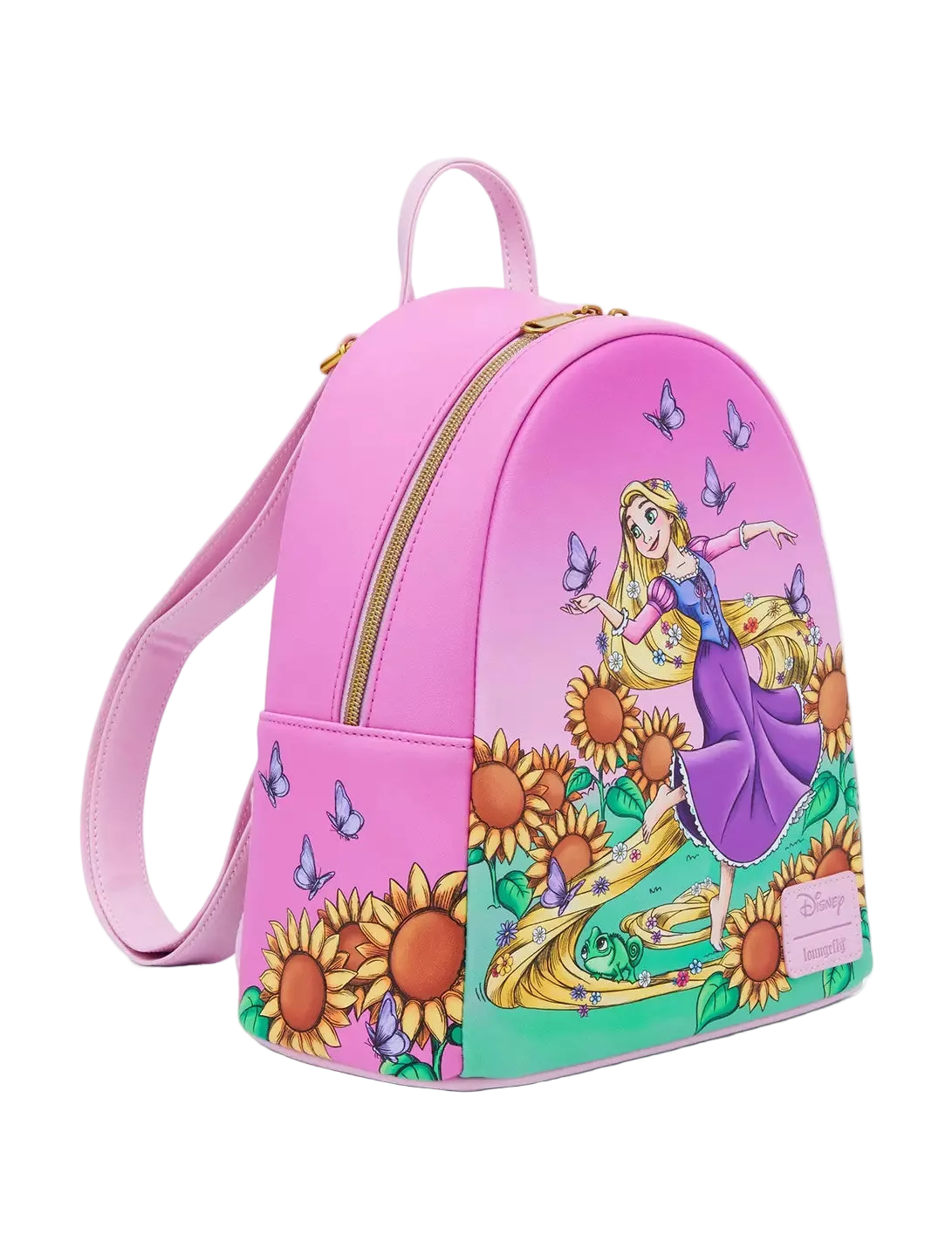 Tangled Rapunzel Sunflowers and Butterflies Mini Backpack
