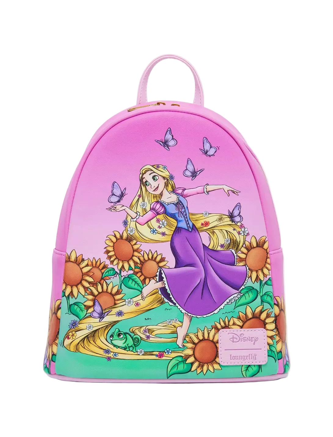 Tangled Rapunzel Sunflowers and Butterflies Mini Backpack