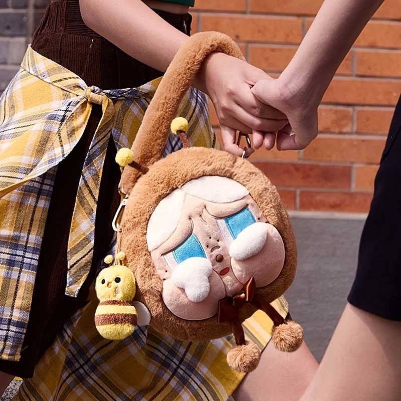 Cute Cartoon Crying Doll Plush Crossbody Shoulder Bag: Crying Bee