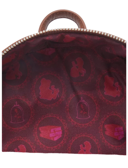 Beauty and the Beast Belle Winter Wear Storybook Mini Backpack Loungefly