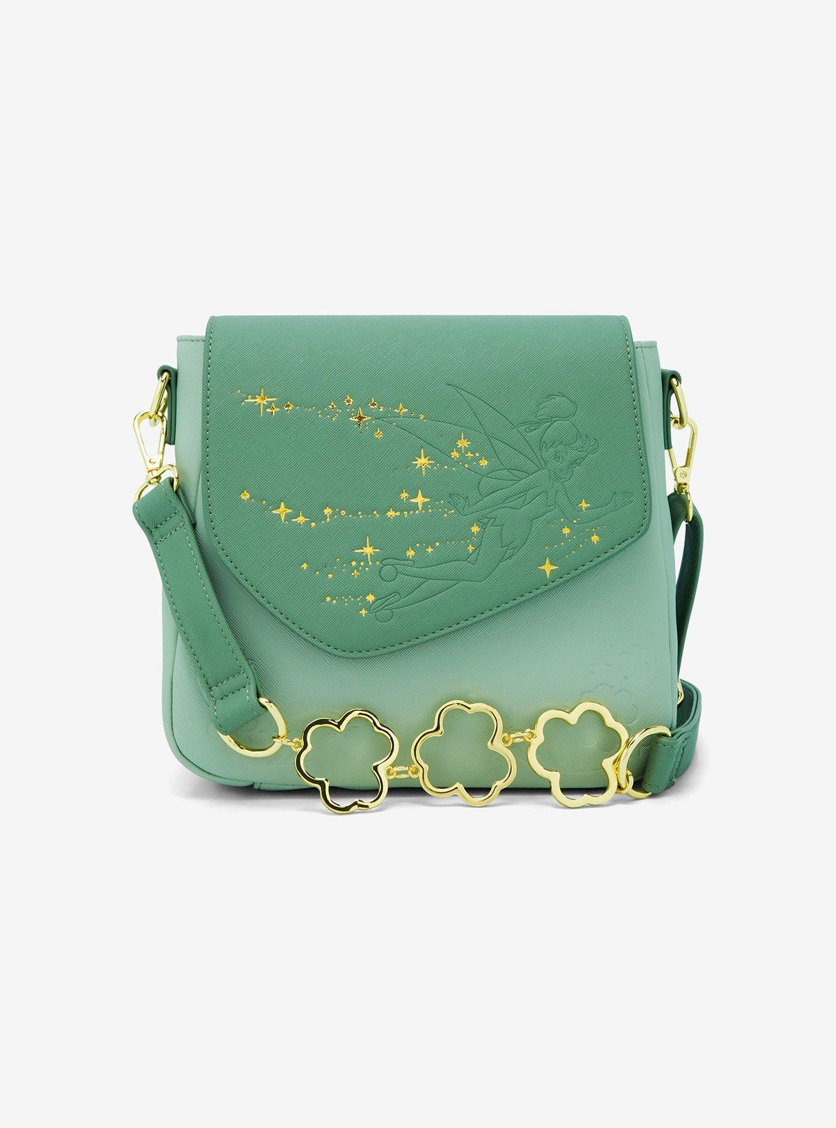 Peter Pan Tinker Bell Four-Leaf Clover Crossbody Bag front