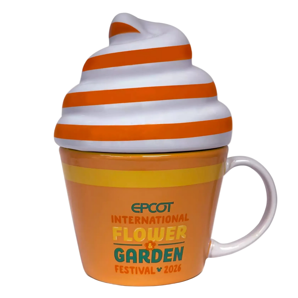 Parks Orange Bird Ice Cream Mug with Lid EPCOT Flower & Garden Festival 2026