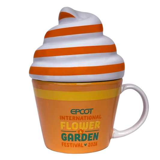 Parks Orange Bird Ice Cream Mug with Lid EPCOT Flower & Garden Festival 2026 - alternate view 2