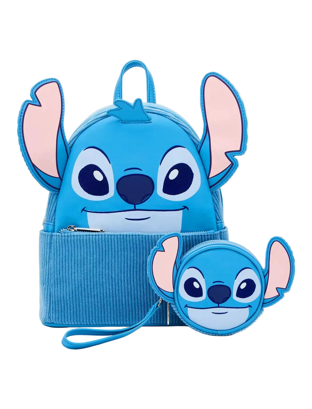Lilo & Stitch Stitch Figural Corduroy Coin Purse Exclusive