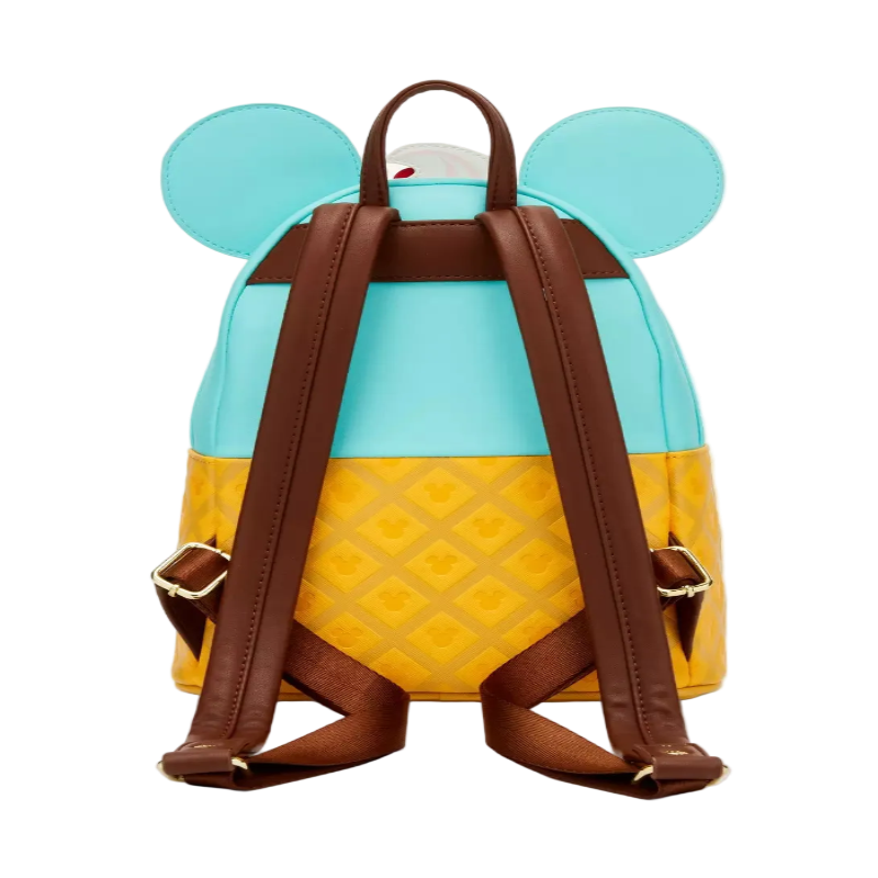 Backpack with mouse ears design on a white background