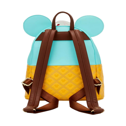 Backpack with mouse ears design on a white background