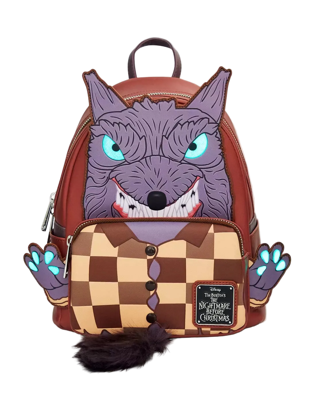 Nightmare Before Christmas Wolfman Figural Mini Backpack Loungefly Disney
