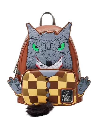 Nightmare Before Christmas Wolfman Figural Mini Backpack Loungefly Disney