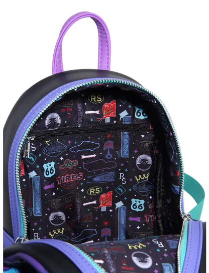 Lightning McQueen & Sally Nighttime Light-Up Mini Backpack Exclusive Loungefly Disney Pixar Cars