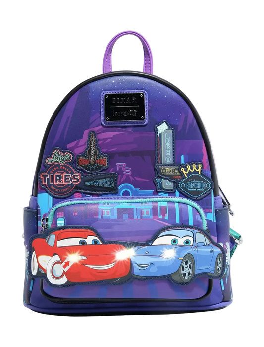Lightning McQueen & Sally Nighttime Light-Up Mini Backpack Exclusive Cars