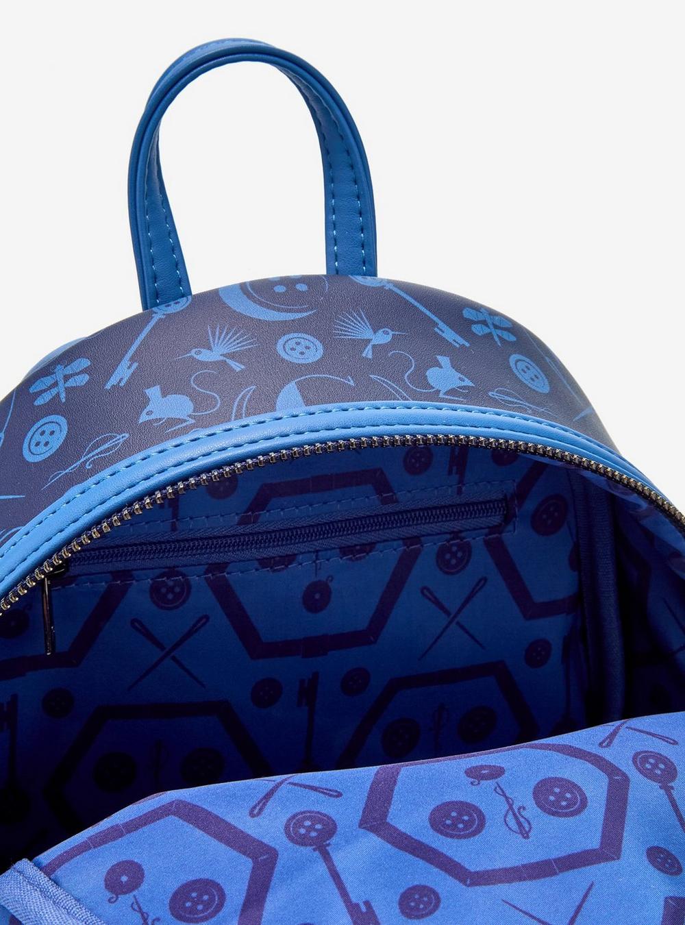 Coraline Button Frame Lenticular Mini Backpack lining
