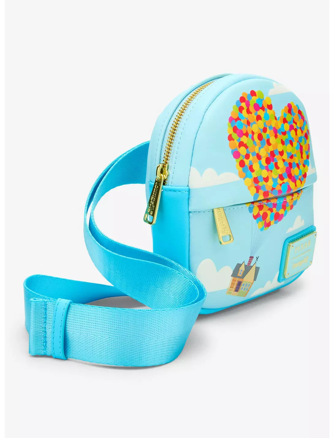Loungefly Disney Pixar Up Heart Balloon House Belt Bag