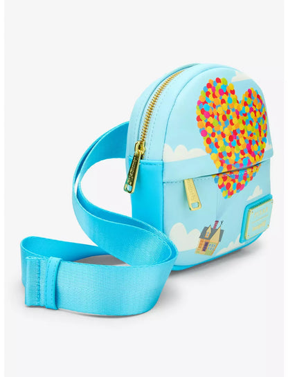 Loungefly Disney Pixar Up Heart Balloon House Belt Bag