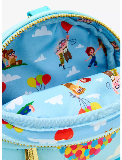 Loungefly Disney Pixar Up Heart Balloon House Belt Bag