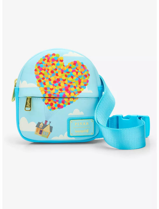 Loungefly Disney Pixar Up Heart Balloon House Belt Bag