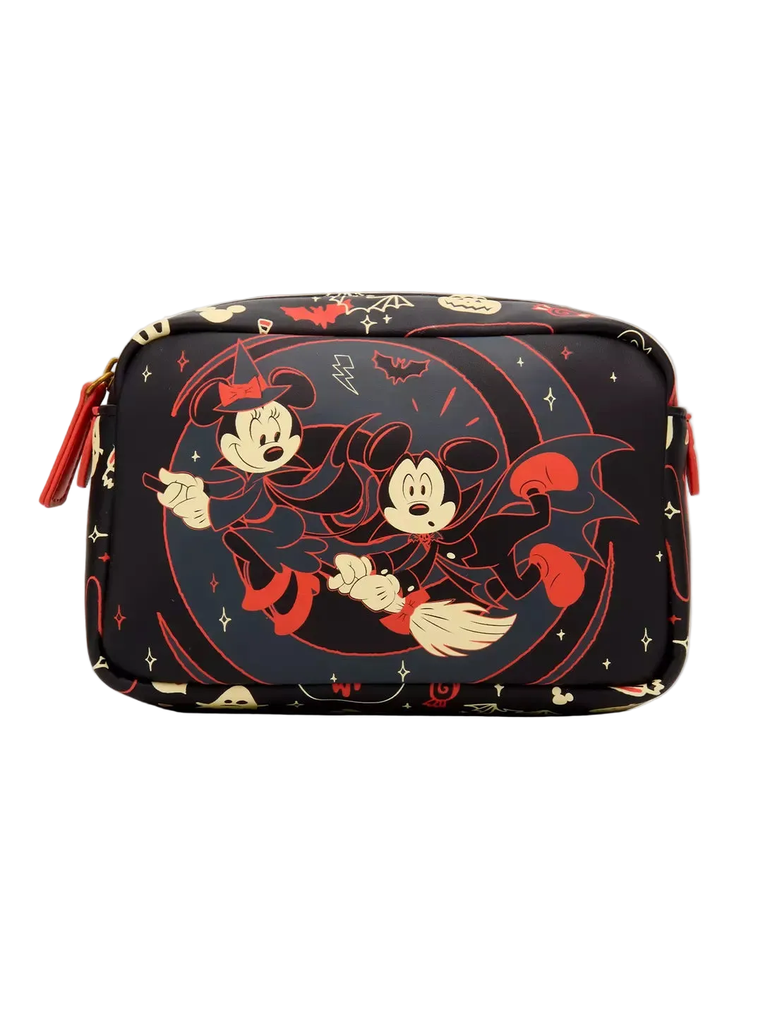Mickey & Minnie Halloween Icons Glow-in-the-Dark Cosmetic Bag Exclusive