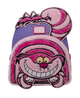 Plush backpack with Cheshire Cat design on a white background