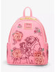 Loungefly Disney Beauty and the Beast Pink Roses Mini Backpack