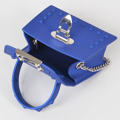 Jelly Mini Handle Bag: Purple