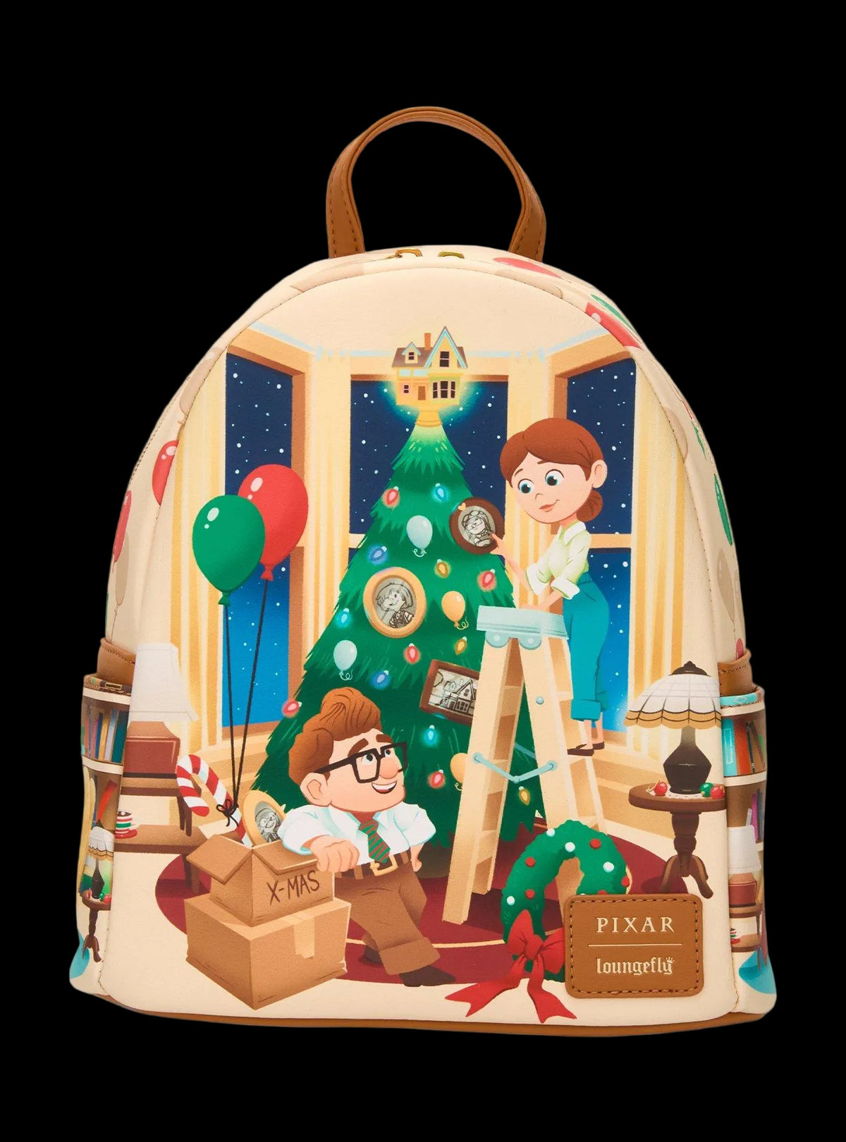 Up Carl & Ellie Christmas Tree Mini Backpack front