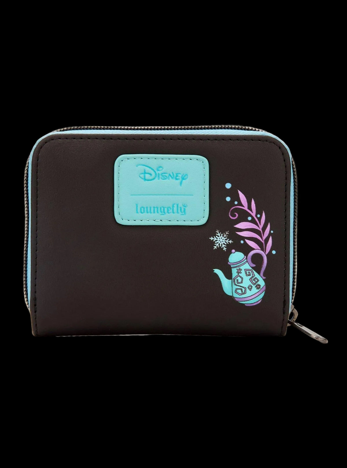 Alice in Wonderland Winter Drawing Mini Zipper Wallet