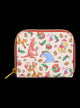 Winnie the Pooh Milk & Cookies Holiday Mini Zipper Wallet front