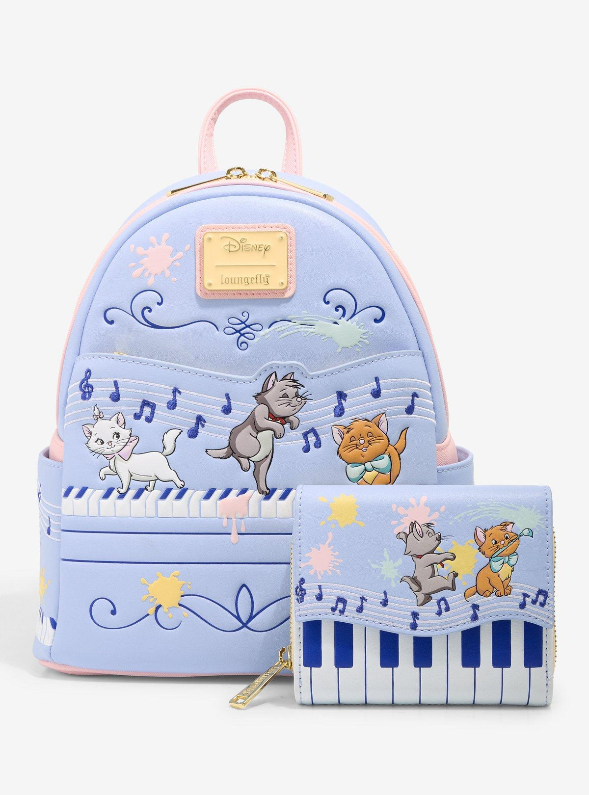 The Aristocats Kittens Piano Mini Backpack