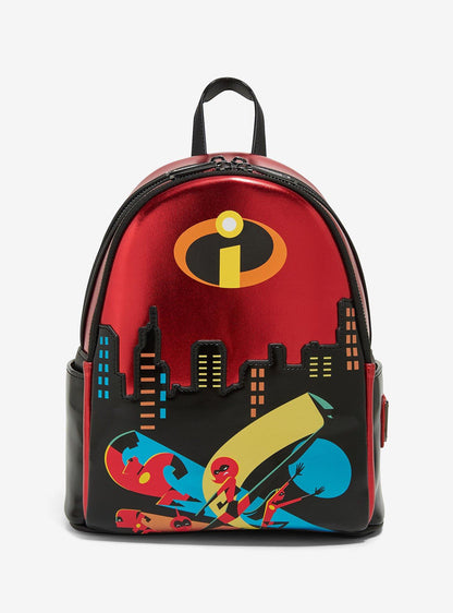 Incredibles Family Metallic Mini Backpack front