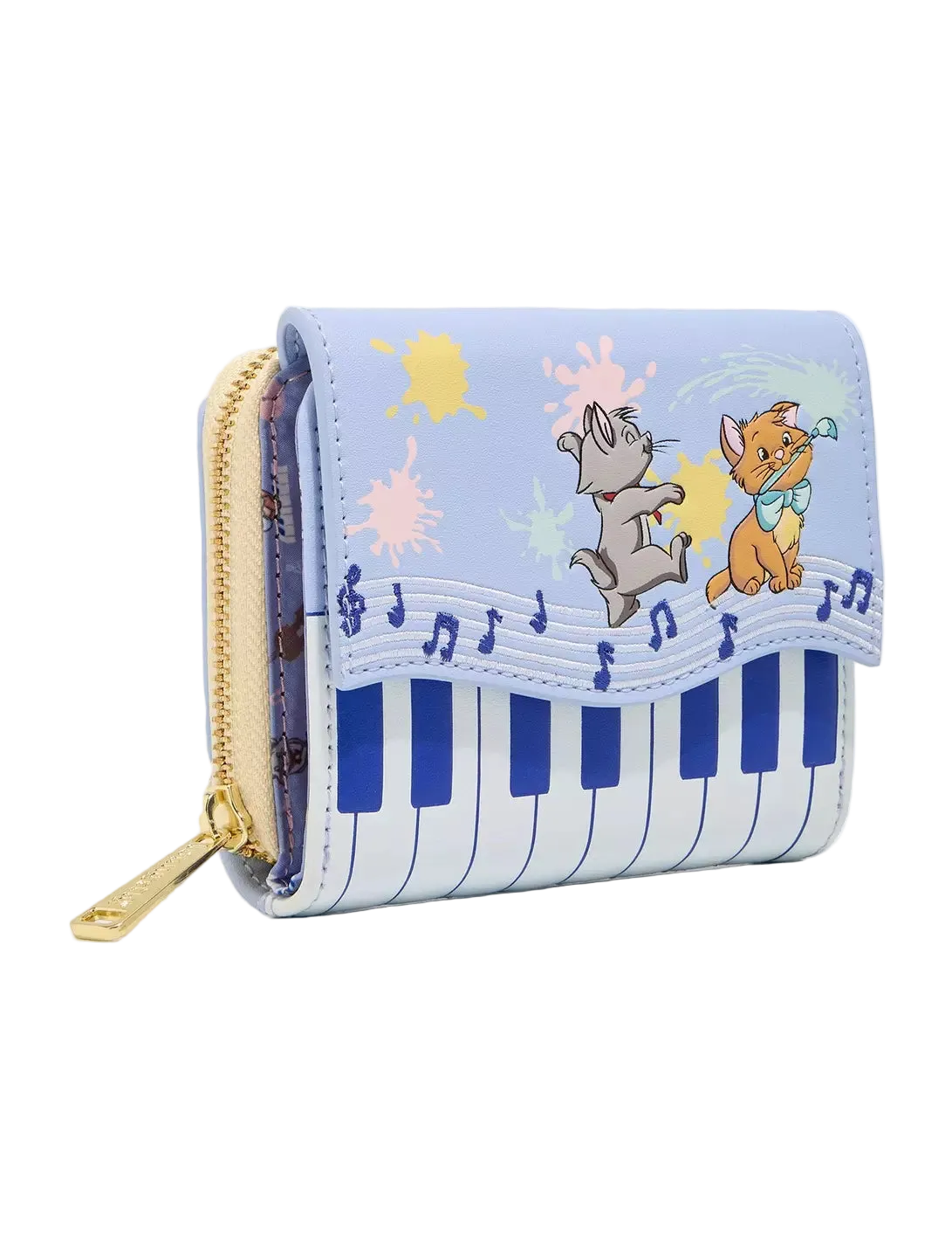 The Aristocats Kittens Piano Wallet Exclusive Loungefly Disney