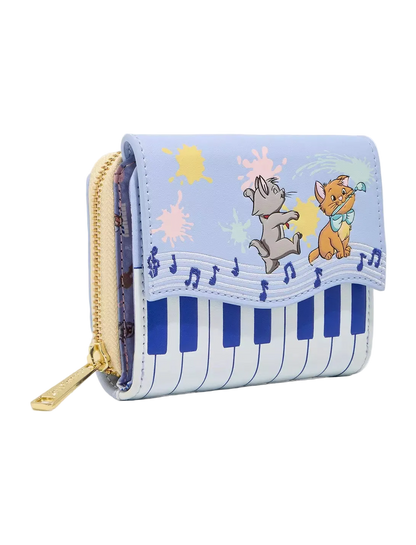 The Aristocats Kittens Piano Wallet Exclusive Loungefly Disney