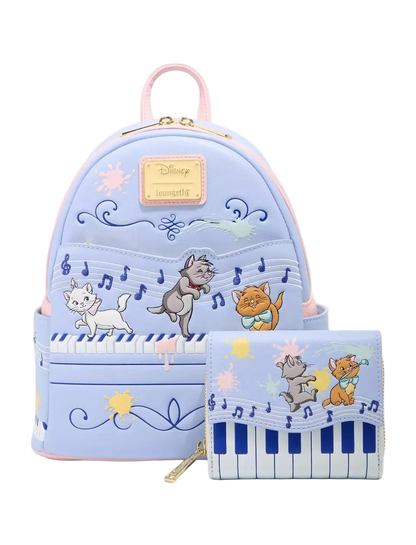The Aristocats Kittens Piano Wallet Exclusive Loungefly Disney