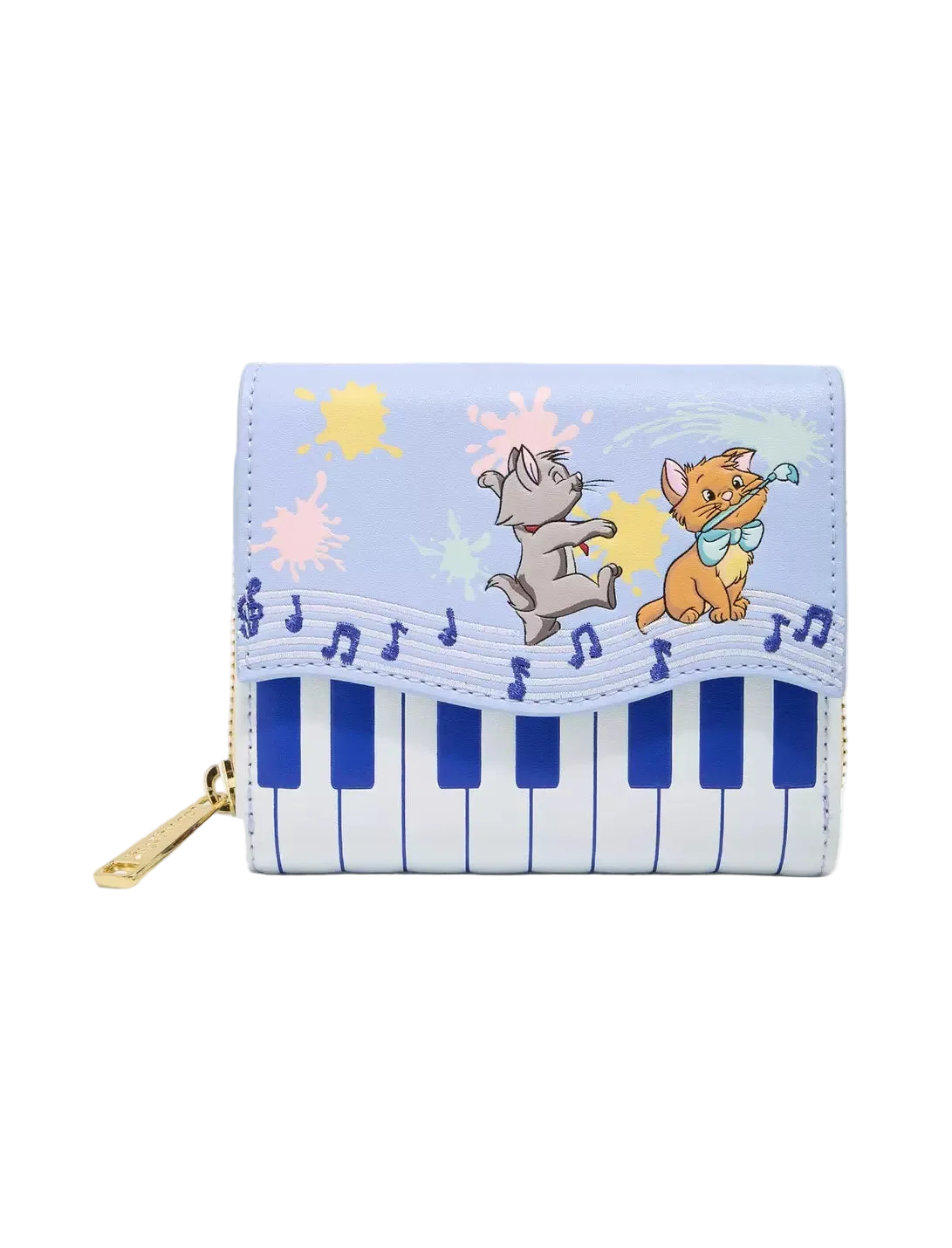 The Aristocats Kittens Piano Wallet Exclusive Loungefly Disney