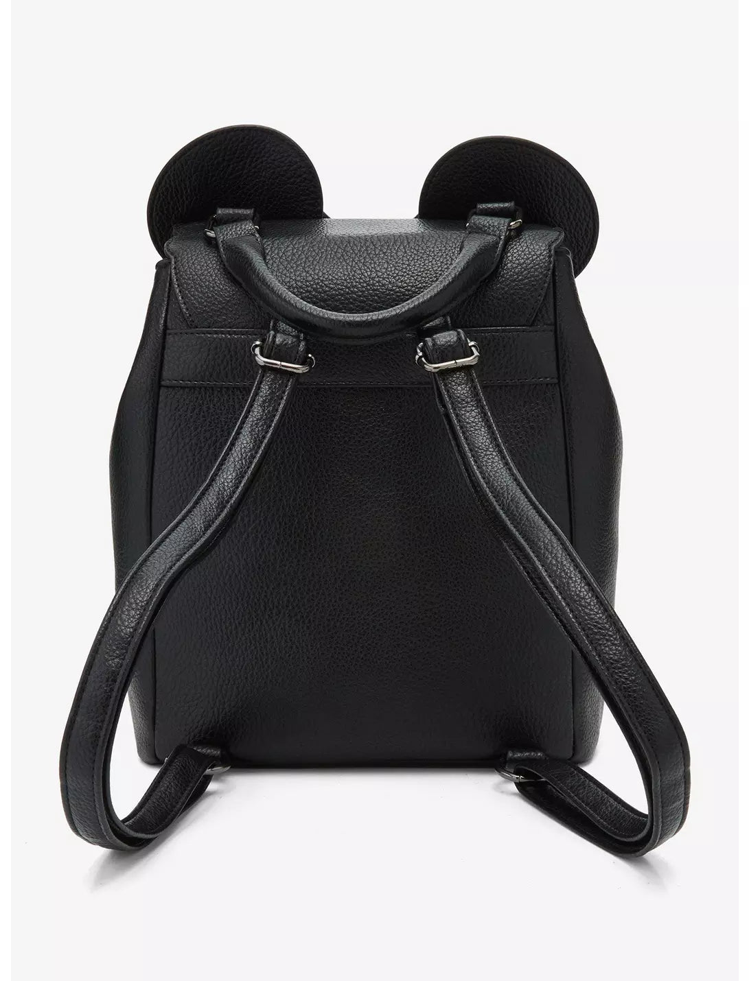 Minnie Mouse Pebble Textured Black Mini Backpack