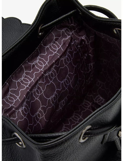 Minnie Mouse Pebble Textured Black Mini Backpack