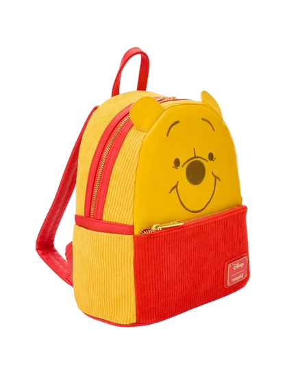 Backpack with a cartoon character design on a white background