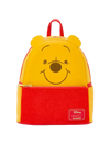 Backpack with a cartoon bear design on a white background