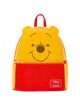 Backpack with a cartoon bear design on a white background