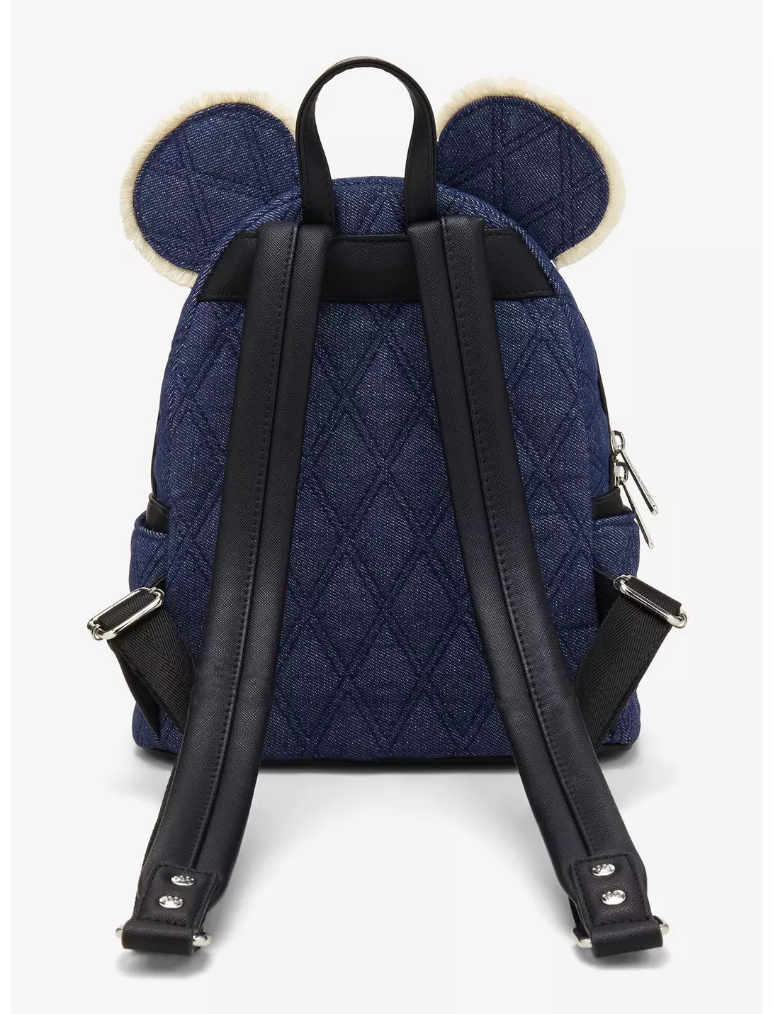 Minnie Mouse Denim Quilted Mini Backpack
