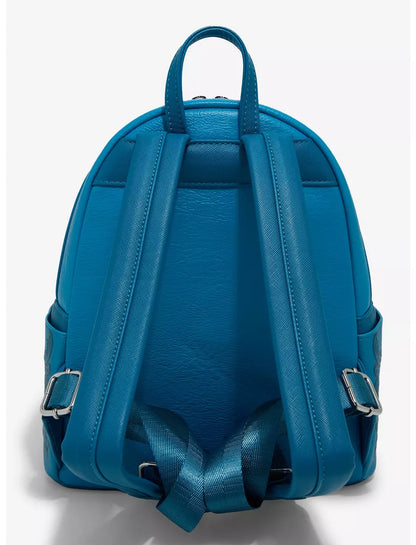 Loungefly Disney Lilo & Stitch Hibiscus Blue Mini Backpack