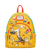 A yellow Dr. Seuss-themed backpack featuring an embroidered Cat in the Hat, with Dr.
