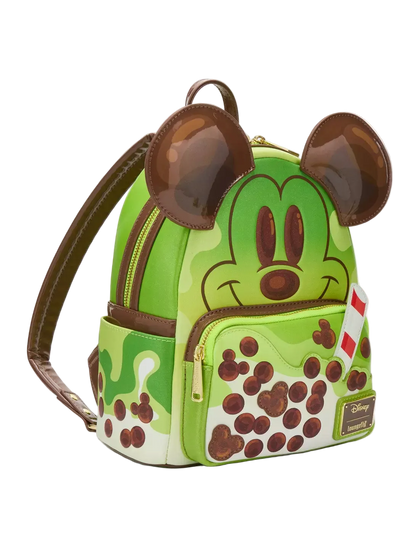 Green Tea Boba Figural Mini Backpack Exclusive Loungefly Disney