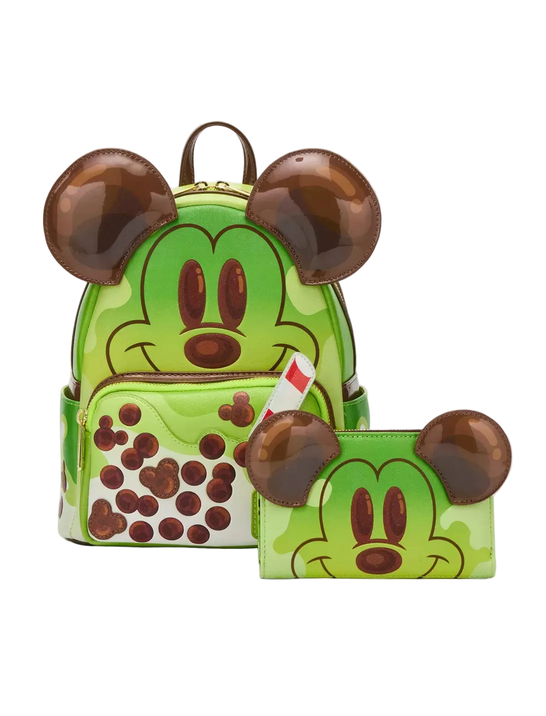 Green Tea Boba Figural Mini Backpack Exclusive Loungefly Disney