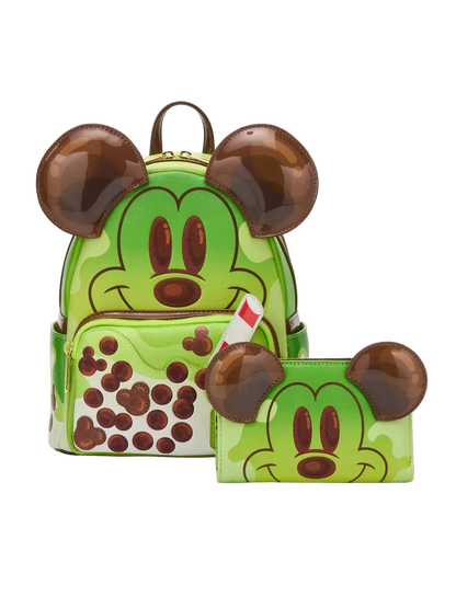 Green Tea Boba Figural Mini Backpack Exclusive Loungefly Disney
