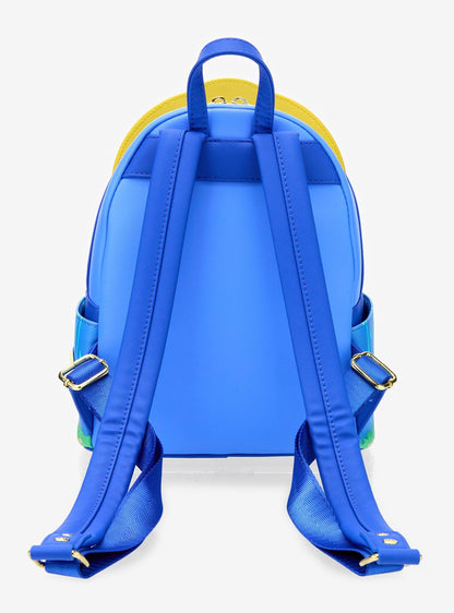 Winnie the Pooh Rainy Umbrella Scene Mini Backpack