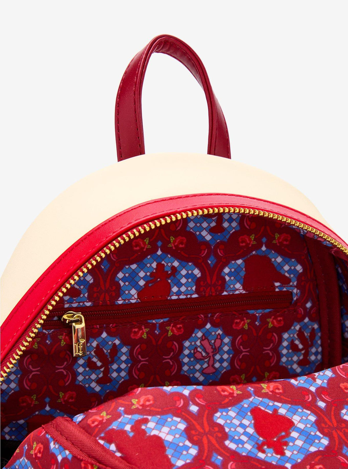 Belle Stained Glass Portrait Mini Backpack
