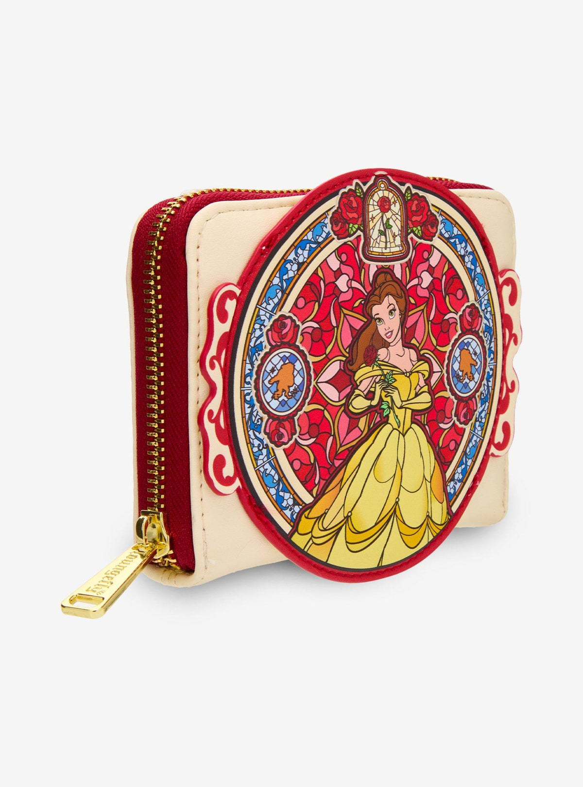 Beauty and the Beast Belle Stained Glass Portrait Wallet