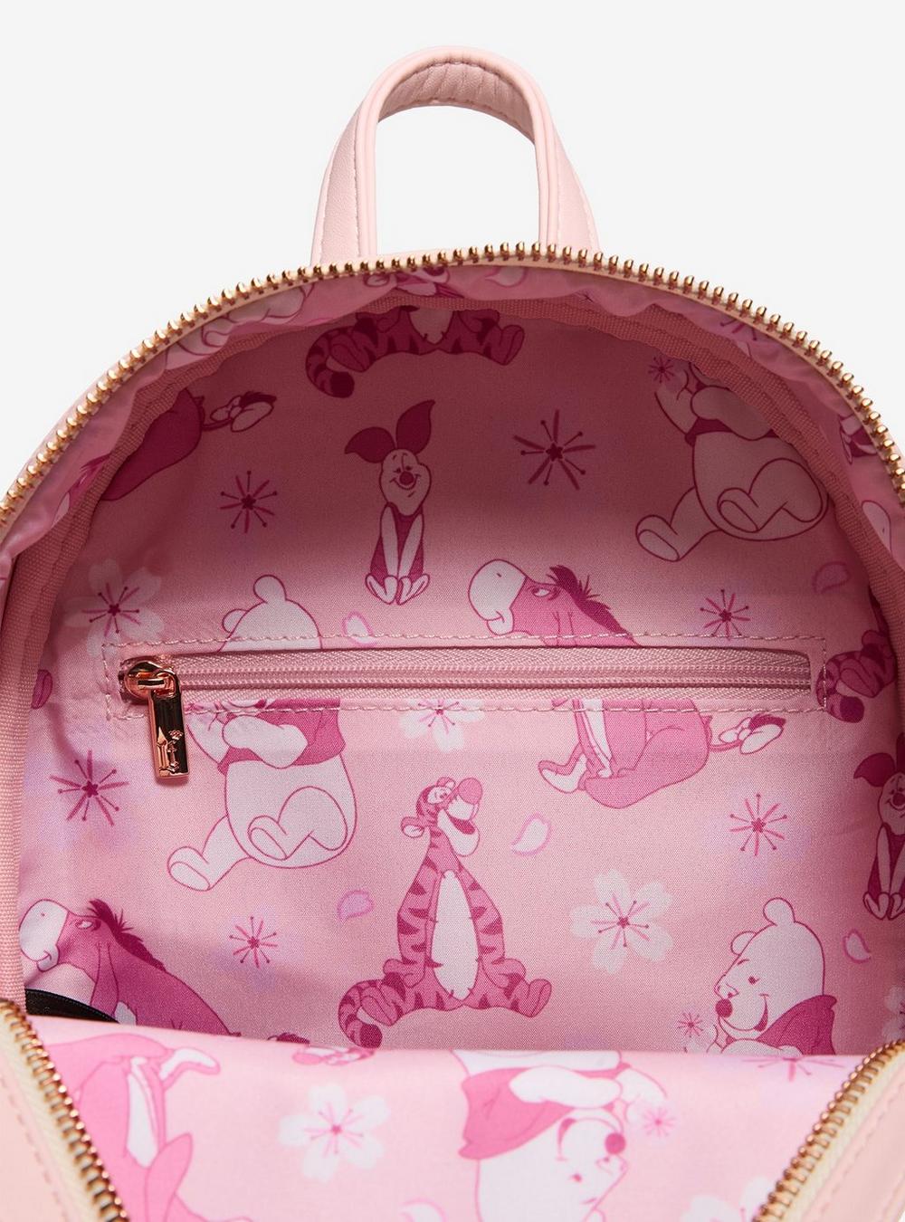 Winnie the Pooh Cherry Blossom Mini Backpack lining